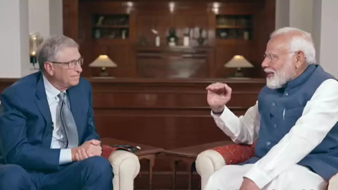 Modi and Bill Gates