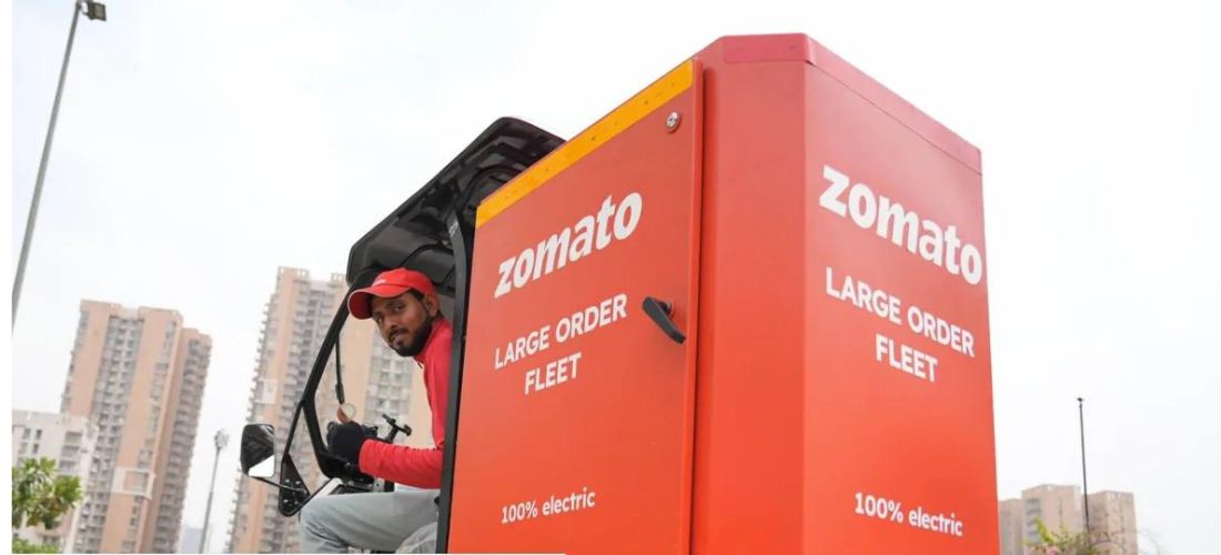 Zomato large order delivery