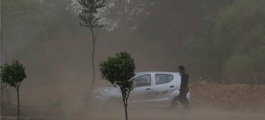 Mumbai monsoon dust storm