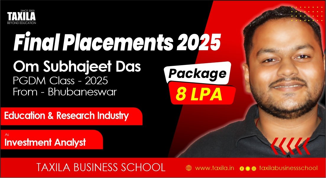 Taxila Business School Placement