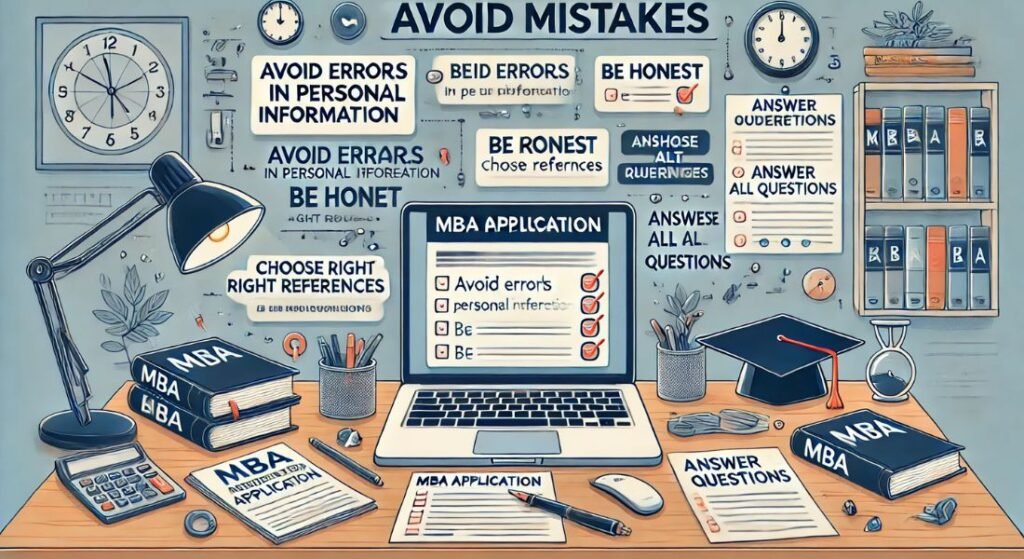 Mistakes to Avoid in MBA Application First Report News