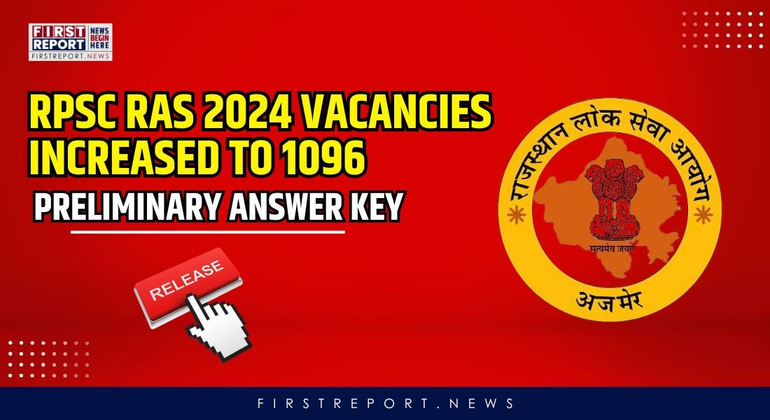 RPSC RAS ​​2024 Vacancies Increased to 1096, Preliminary Answer Key Released!