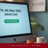 JEE Main admit card 2026