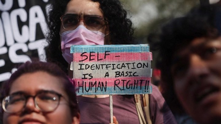 Transgender rights protest in India against amendment bill removing self-identification