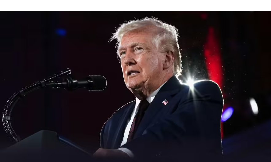 Donald Trump speaking on global oil crisis and Hormuz Strait tensions