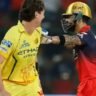 RCB vs CSK IPL 2026 players confrontation at M Chinnaswamy Stadium Bengaluru
