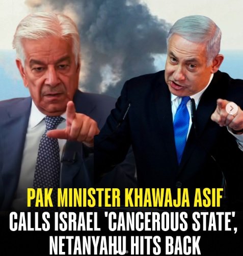 Pakistan Israel war of words Khawaja Asif Netanyahu Lebanon strikes
