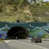 Delhi Dehradun Expressway wildlife corridor tunnel road view