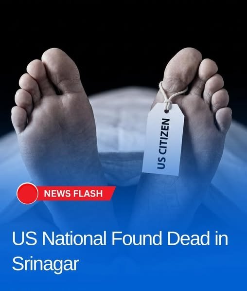 Covered body image used for report on US tourist found dead in Srinagar