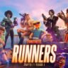 Fortnite Chapter 7 Season 3 Runners promotional artwork featuring Battle Pass characters and Sprites