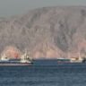 Oil tanker Settebello near the coast of Oman after a strike in the Gulf of Oman