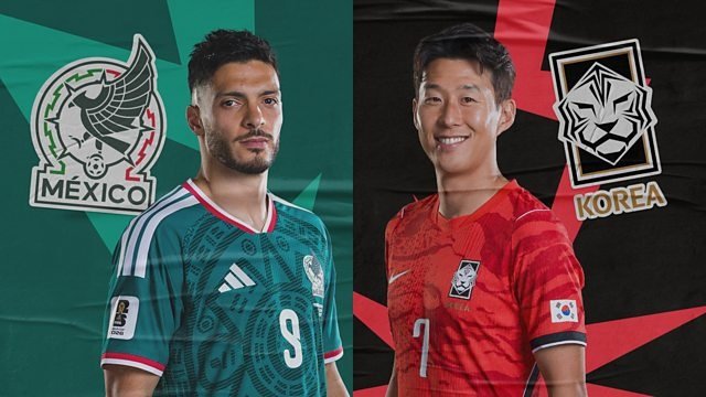 Mexico and South Korea players ahead of their FIFA World Cup 2026 Group A match