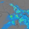 ISRO satellite image shows monsoon rain clouds spreading across northern and central India in early July 2026