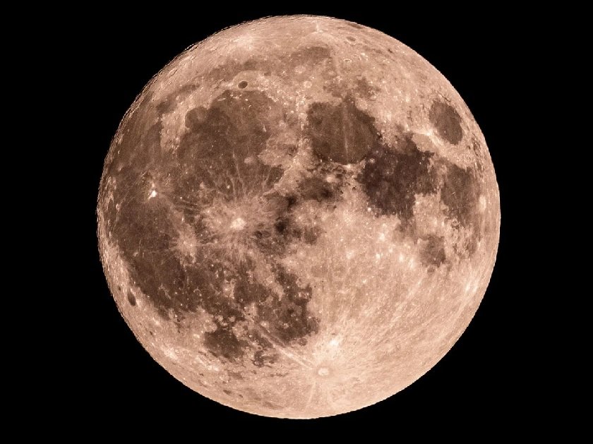 Full Moon in Aquarius opposite the Sun in Leo with Jupiter cazimi illustrated from space