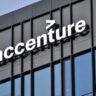 Accenture office building amid vacation policy change