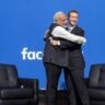 Mark Zuckerberg at a Meta event as India's Parliament demands his apology over the temporary removal of PM Narendra Modi's Facebook video.