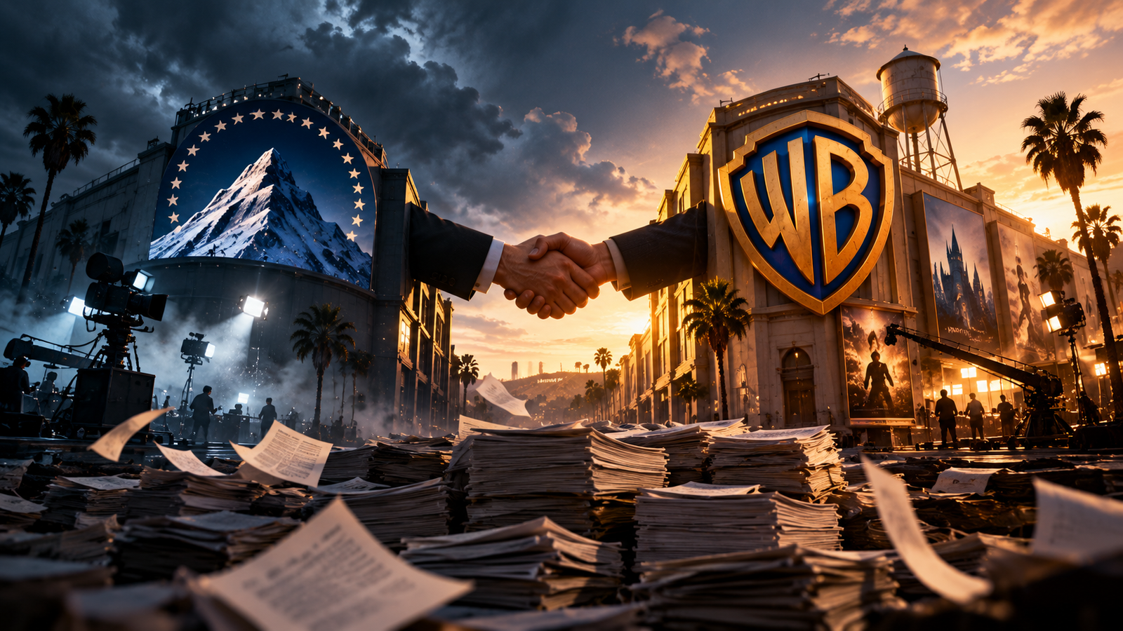 Paramount Skydance Warner Bros merger and Hollywood studio takeover