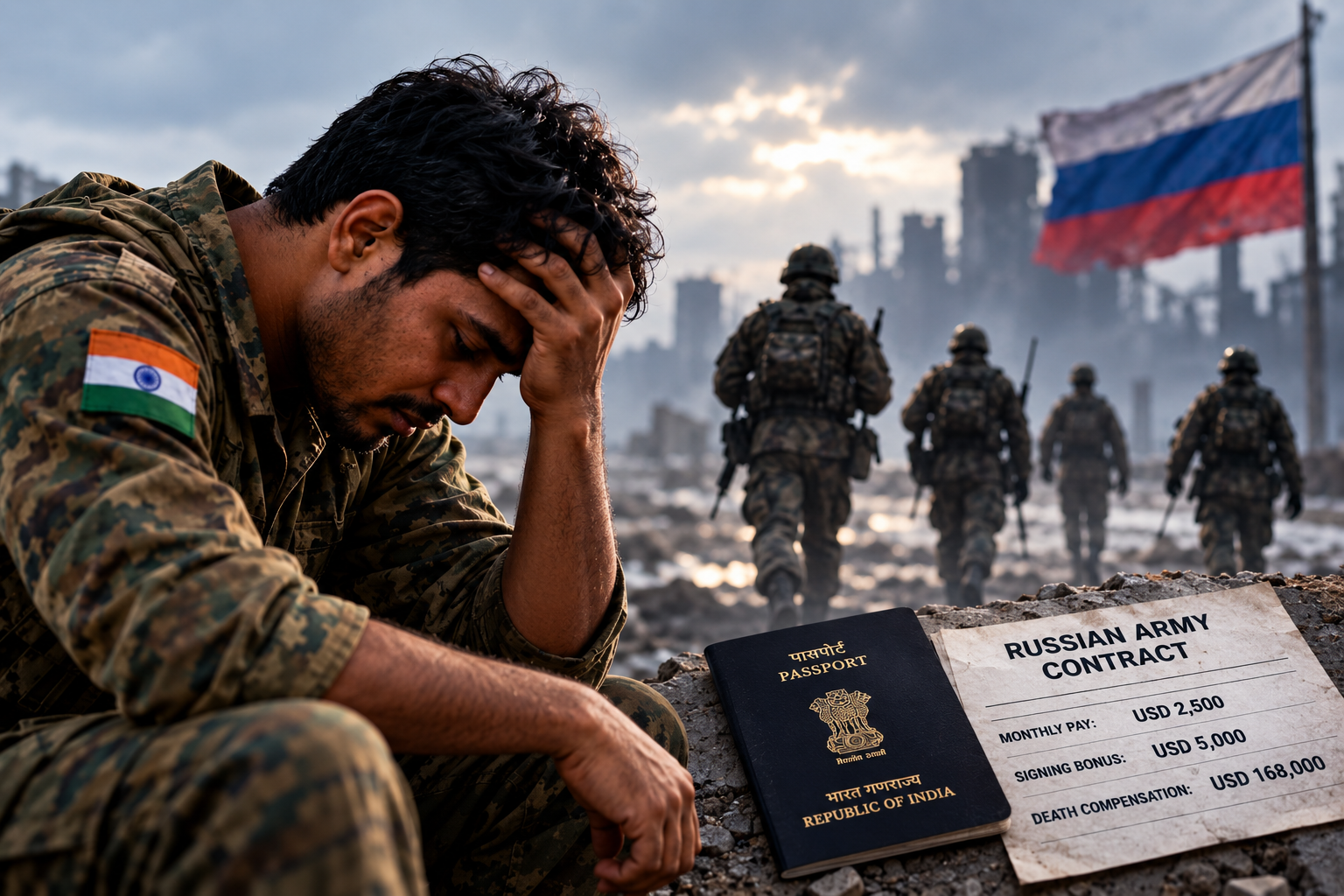 51 Indians died after joining the Russian army. New Delhi is still warning people away
